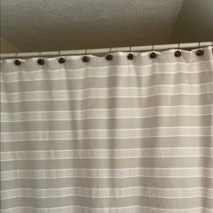 Vera Wang Stripe Shower Curtain